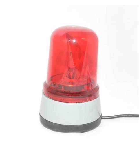 Rotating Beacon EHS 115vAC 1:RED 40w Bulb BA15d IP54 v=+/-10%